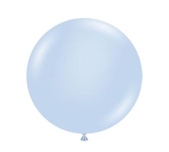 Tuf Tex 5" Pastel Light Blue Premium Latex Balloons - 50 Pack