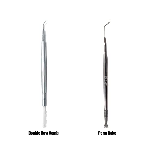 Amber Lash Stainless Steel Lash Lift Tool with Double Row Brush