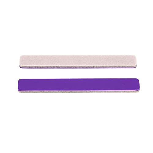 Soft Touch Baby Sand Turtle Nail File Block - 220 Grit Purple, 5-Piece