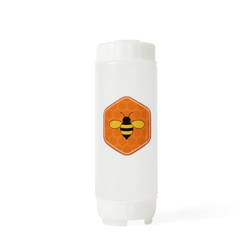 Brenium 18oz FIFO Honey Dispenser Bottle - No-Drip Control, BPA-Free