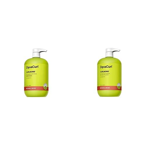 DevaCurl CurlBond Re-Coiling Cream Conditioner - Strengthens Hair, Seals Split Ends | Preserves Color Up to 30 Washes