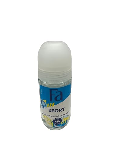 FA Active Sport Energizing 48h Roll-On Deodorant - Long-Lasting Freshness 50ml