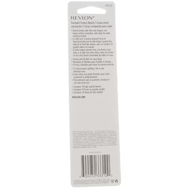 Revlon Nail File Sets - Dual-Sided Emory Boards, 10 Pack, Salon Quality