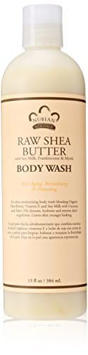 Nubian Heritage Raw Shea Butter Body Wash - 13 oz Natural Cleanser