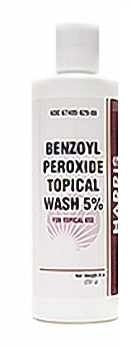 Harris Pharmaceuticals 5% Benzoyl Peroxide Acne Wash, 8 oz
