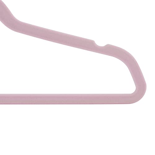 Laura Ashley 25-Pack Slim Velvet Hangers - Non-Slip Closet Organizers