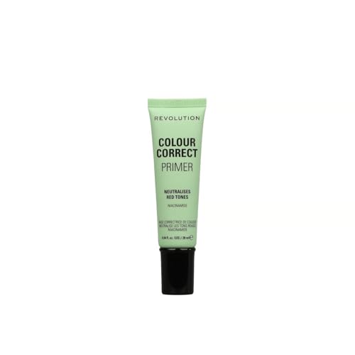 Revolution Skincare London Makeup Revolution Green Color Correct Primer 0.95fl oz - Balances Skin Tone & Neutralizes Redness, Vegan & Cruelty-Free