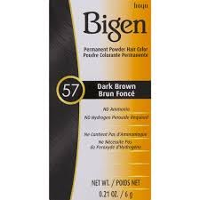 Bigen Permanent Powder Hair Color Dark Brown #57.21 oz - Pack of 1