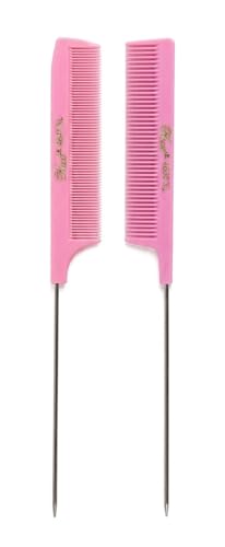 Krest Pintail Hair Cutting Comb Set - Fine Tooth Rattail (2 Pc.)