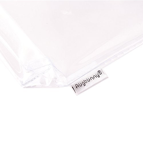 Augbunny Clear Waterproof Vinyl Cosmetic Pouch - 4-Pack Travel Organizer