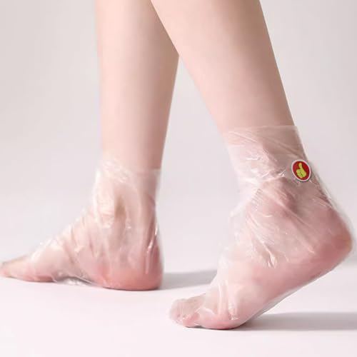200 Disposable Foot Covers with 240 Stickers for Spa & Wax Treatments