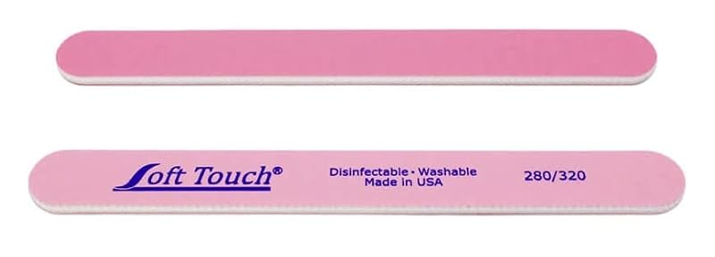Soft Touch Double Sided Nail File - 280/320 Grit, 7 Inch