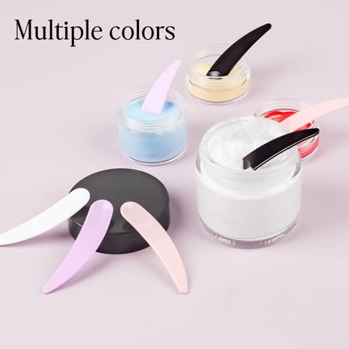100 PCS Mini Makeup Spatulas - Reusable Plastic Beauty Tools