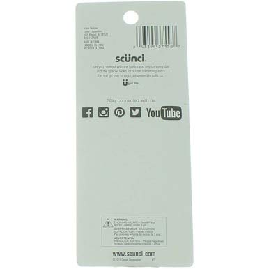 Scunci No-Slip Grip Mini Oval Jaw Clips - 8 Count Set