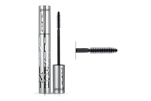 Astra Luxurious Lengthening Black Mascara - Italian Gel Formula, 0.2 Fl Oz