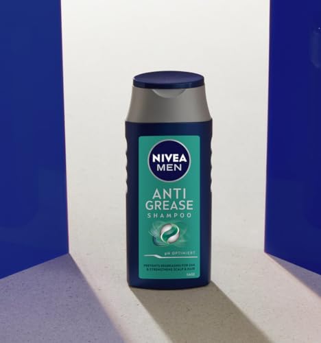 NIVEA Men Anti-Grease Shampoo 400ml for Oily Hair Care