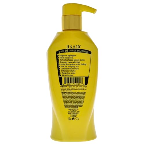 It's a 10 Miracle Brightening Shampoo for Blondes 10 Fl Oz