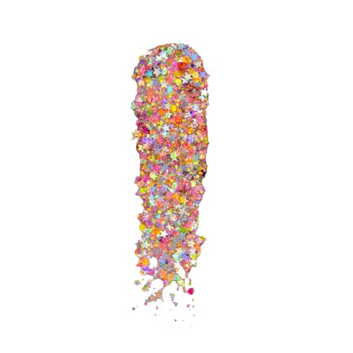 Rainbow Holographic Body Glitter Gel - Vegan, Cruelty-Free, Long-Lasting Face & Body Make-up