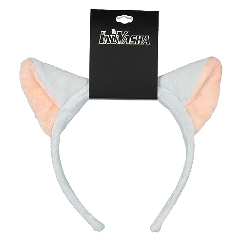 Inuyasha Anime Cosplay Ears Headband - White Hair Accessory