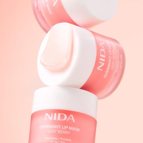 NIDA Overnight Lip Mask - Very Berry | Intense Hydration & Plumping Treatment