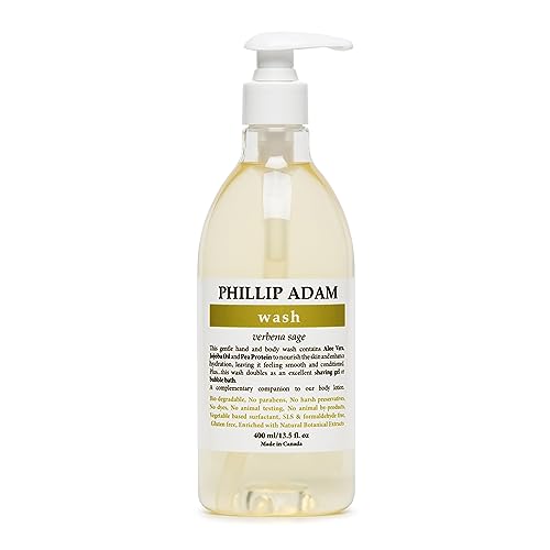 Phillip Adam Verbena Sage Body Wash 13.5 Fl Oz - Gentle Cleansing