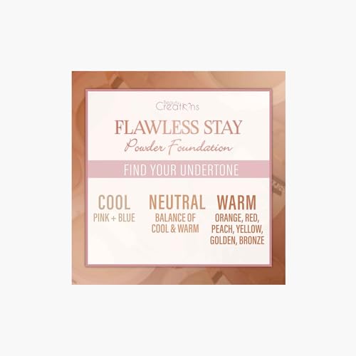 Beauty Creations Flawless Stay Powder Foundation - Long-Lasting Matte Finish