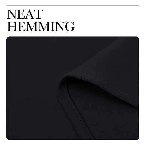 NICETOWN Black Room Divider Curtain - 34" x 80" Insulated Drape