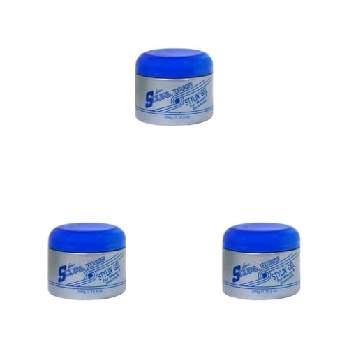 S-Curl Texturizer Stylin' Gel for Waves - 10.5 Oz (Pack of 3)
