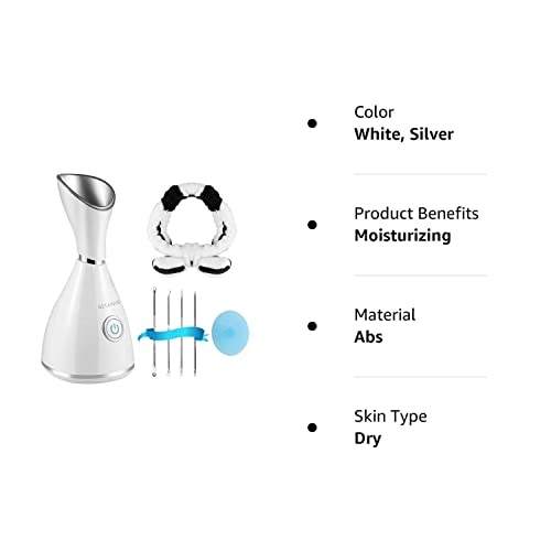 Nano Ionic Face Steamer for Deep Skin Penetration & Pore Unclogging