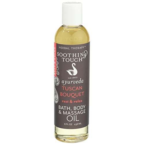 Soothing Touch Tuscan Bouquet Herbal Bath & Body Massage Oil 8oz