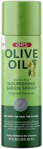 ORS Olive Oil Nourishing Sheen Spray - Moisturizes & Adds Shine 10 oz