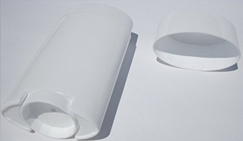 15ML Empty Oval Deodorant Containers – Twist-Up Tubes for Lip Balm (10 Pack)