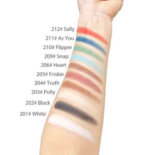 Mysense Matte Dark Brown Single Eyeshadow Palette, Pressed Powder Eye