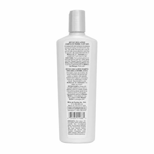 Mirta De Perales Milk Shampoo for Normal to Dry Hair, 8 Fl Oz
