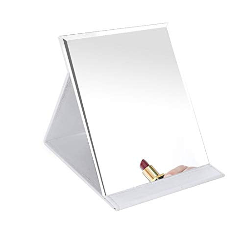 Zcooooool Portable HD Makeup Mirror - Adjustable Stand, Foldable Design