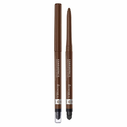 Rimmel London Exaggerate Waterproof Eyeliner - Highly Pigmented, Long-Wearing | Deep Ocean, 0.01oz