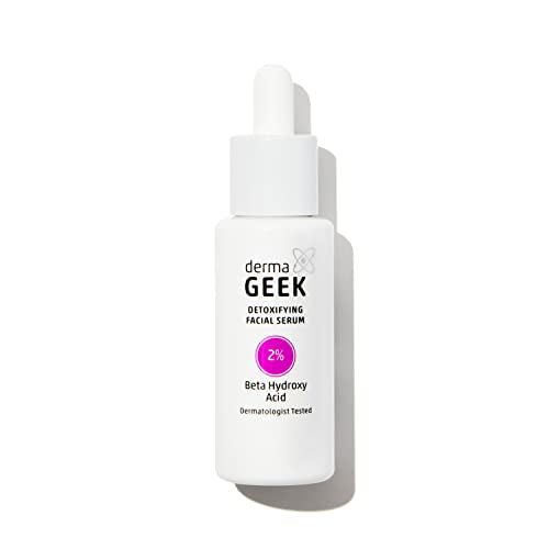 dermaGEEK Detoxifying Facial Serum with 2% Beta Hydroxy Acid - 1.3 Fl Oz (Pack of 1)