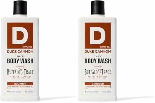 Duke Cannon THICK Body Wash for Men - Bourbon Scent - 18 oz (Pack of 2)