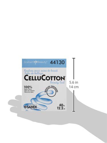 Graham Cellucotton Beauty Coil - 100% Rayon Fiber for Safe Skin Protection