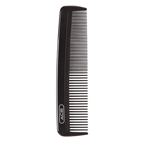 Ace Classic 7.5-Inch Dressing Comb - Fine and Medium Teeth (3-Pack)