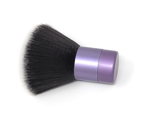 BevyGold Violet Large Kabuki Powder Brush - Ultra-Soft Face & Body Makeup Tool