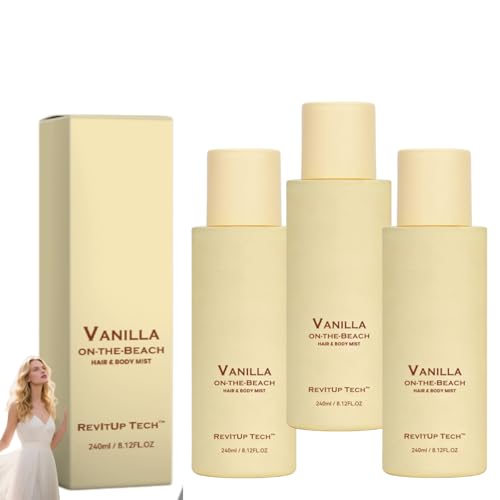 Vanilla & Coconut Hair and Body Mist - Long-Lasting Hydrating Fragrance Spray for Women | 1 pc