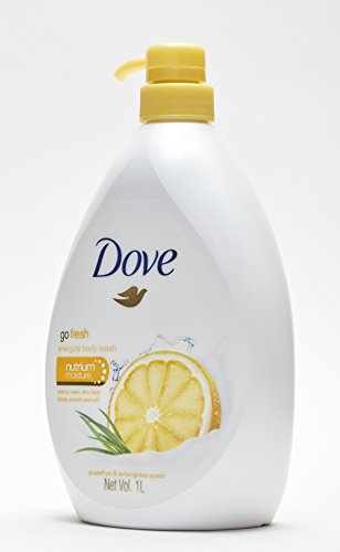 Dove Go Fresh Energize Body Wash - Grapefruit & Lemongrass 33.8 oz