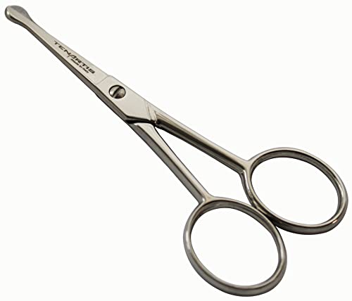 Tenartis Professional Beard, Moustache, Ear, Nose & Pet Grooming Scissors 10cm