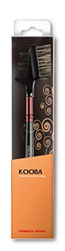 OWLFAVO Portable Eyebrow Brush & Eyelash Comb for Travel