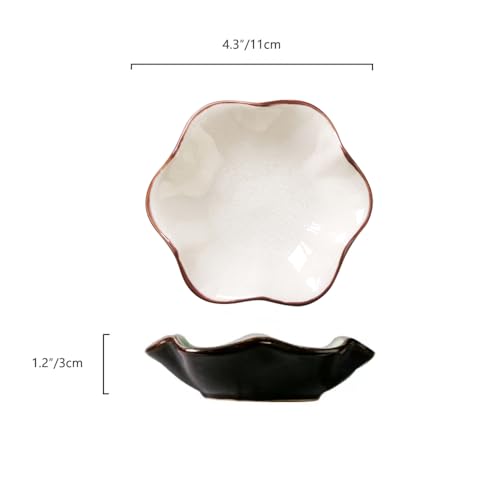 Lotus Leaf Ice Cracking Jewelry Dish - Decorative Ring Holder