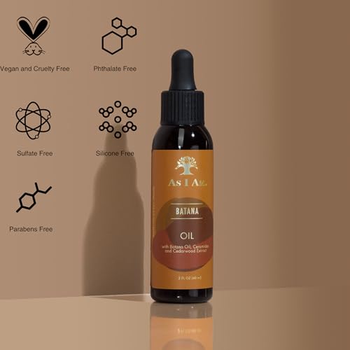 As I Am Batana Oil 2 fl oz - Strengthens Hair & Supports Growth