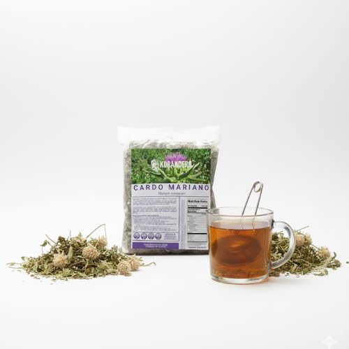 Kurandero Milk Thistle Herbal Tea - 4oz Loose Leaf, Caffeine-Free