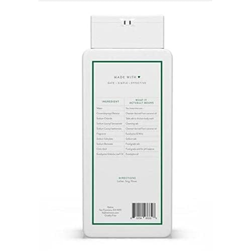 Native Eucalyptus & Mint Body Wash - 11.5 oz Hydrating Shower Gel - Pack of 1