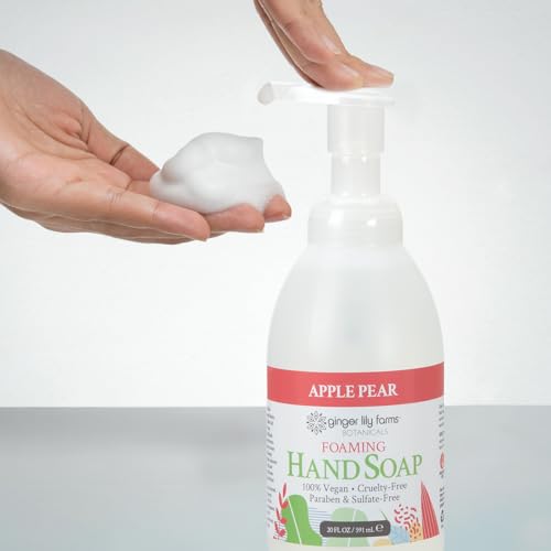 Ginger Lily Farms 20 oz Foaming Hand Soap - Apple Pear Scent